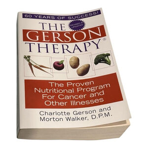 The Gerson Therapy Nutritional Program Cancer Gerson Walker Kensington Softcover